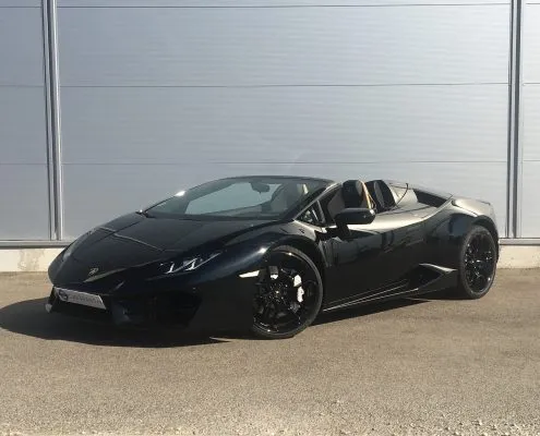 hire a convertible lamborghini huracan spyder Car4rent Monaco