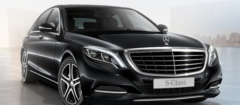 Mercedes S350L Saloon Blue TEC Car4Rent cannes