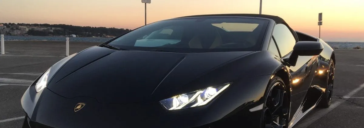 Lamborghini Huracan Spyder rental Cannes